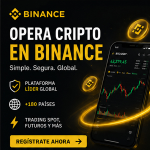 Binance: comprar y vender criptomonedas.